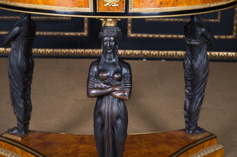 Spectacular Temple Guardian Empire Style Table For Sale at 1stDibs