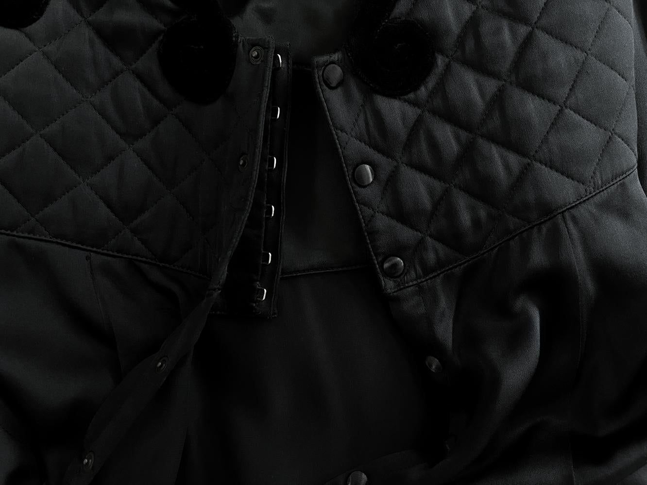 Spectaculaire robe du soir Thierry Mugler FW 1993 en soie Sirenes en vente 7