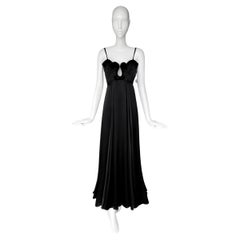 Spectacular Thierry Mugler FW 1993 Silk Siren Dress Evening Gown