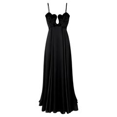 Spectacular Thierry Mugler FW 1993 Silk Siren Dress Evening Gown