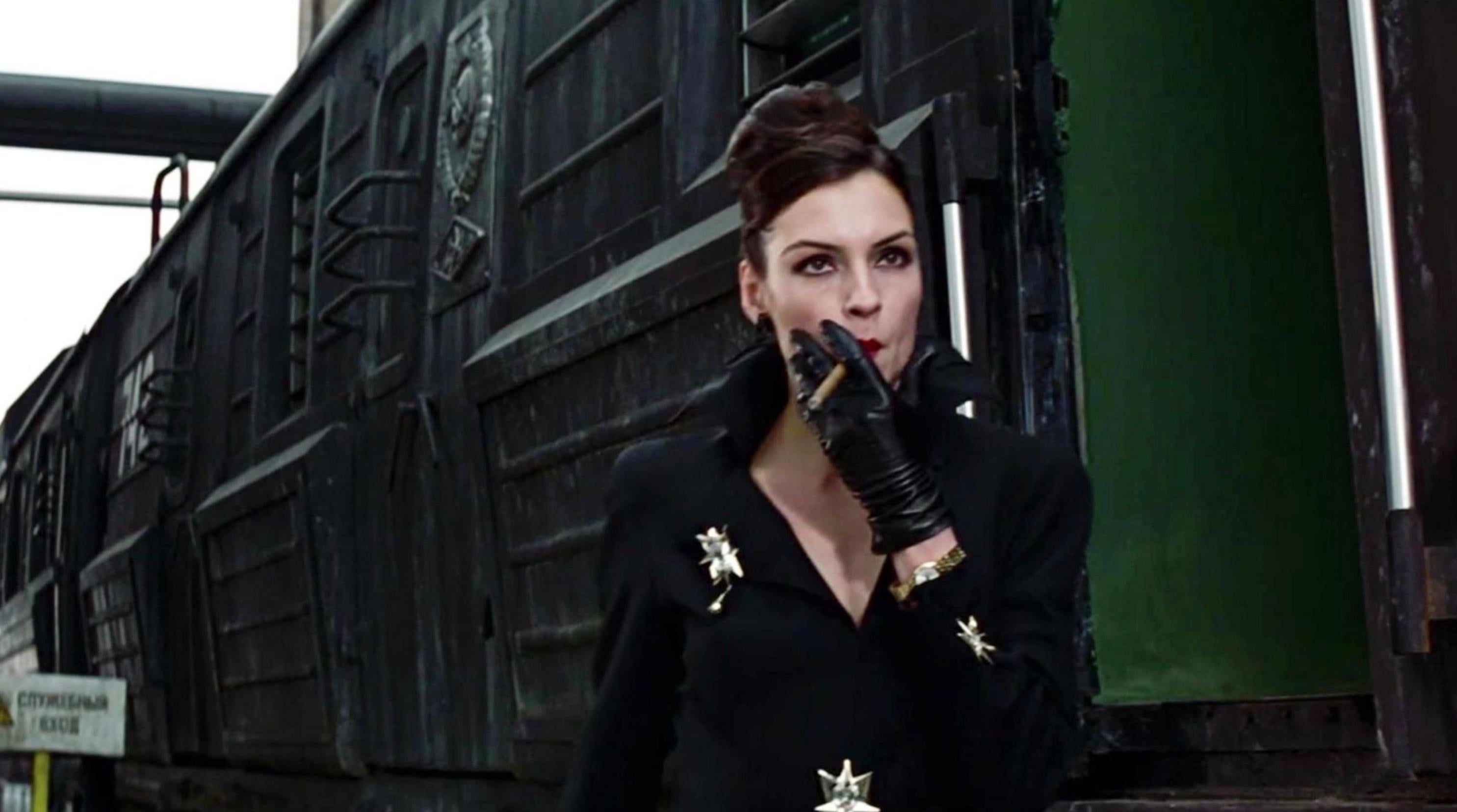 
ICONIC extremely rare Thierry Mugler piece, SS 1995 Collection.

Museum worthy collectors piece, famously worn by Famke Janssen in James Bond Goldeneye.
Fabulous Thierry Mugler  jacket with breathtaking crystal jewel details. 
Dramatic