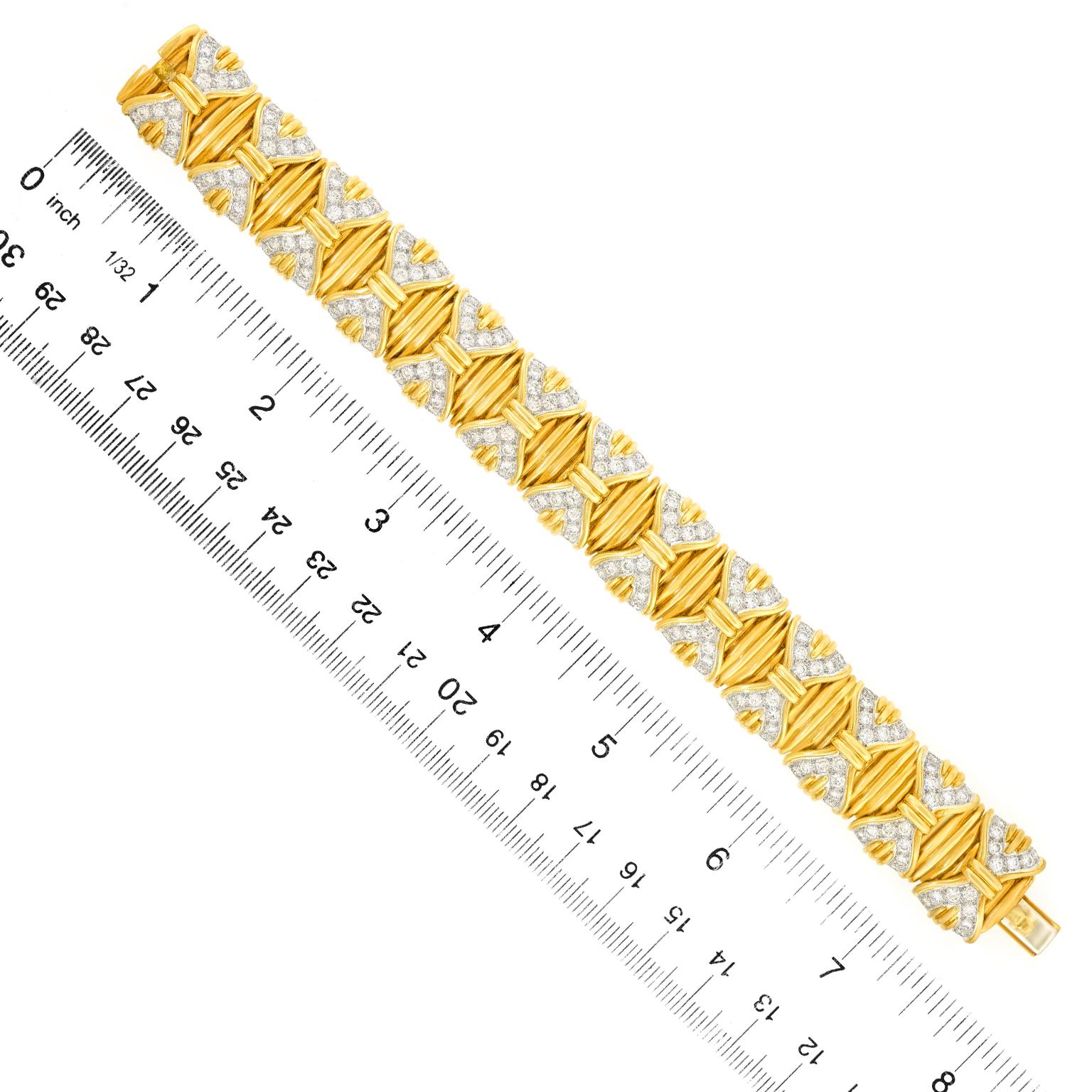 Spectacular Tiffany & Co. Sixties Diamond Bracelet For Sale 1