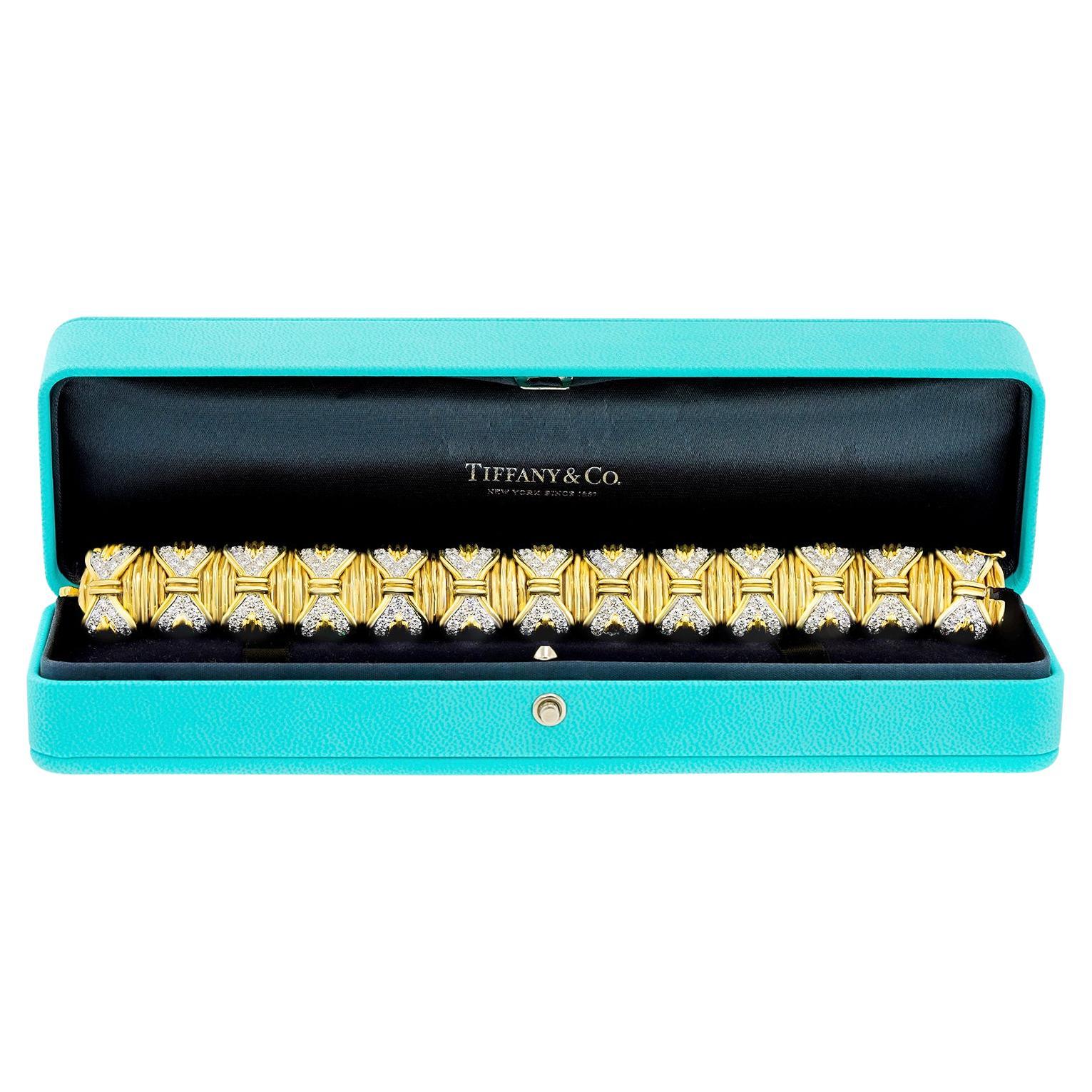 Spectaculaire Tiffany & Co. Bracelet en diamant des années soixante