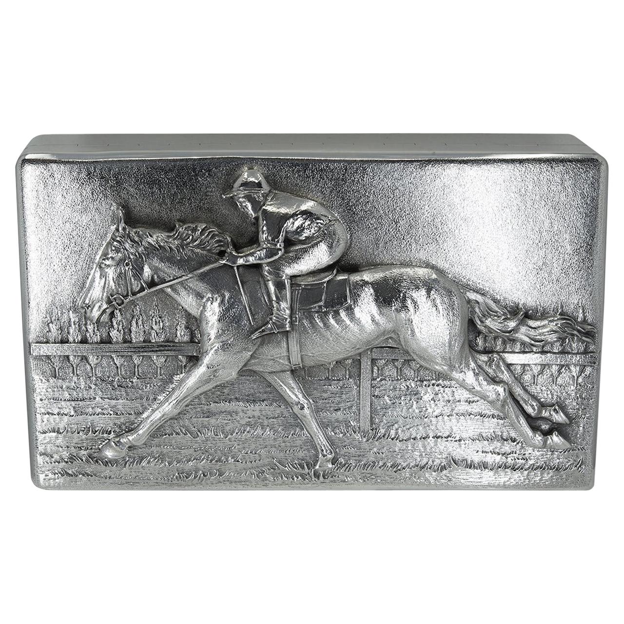 Spectacular Tiffany & Co. Sterling Silver Horse Box