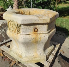 Espectacular pila de mármol Botticino veneciano, del siglo XVIII
