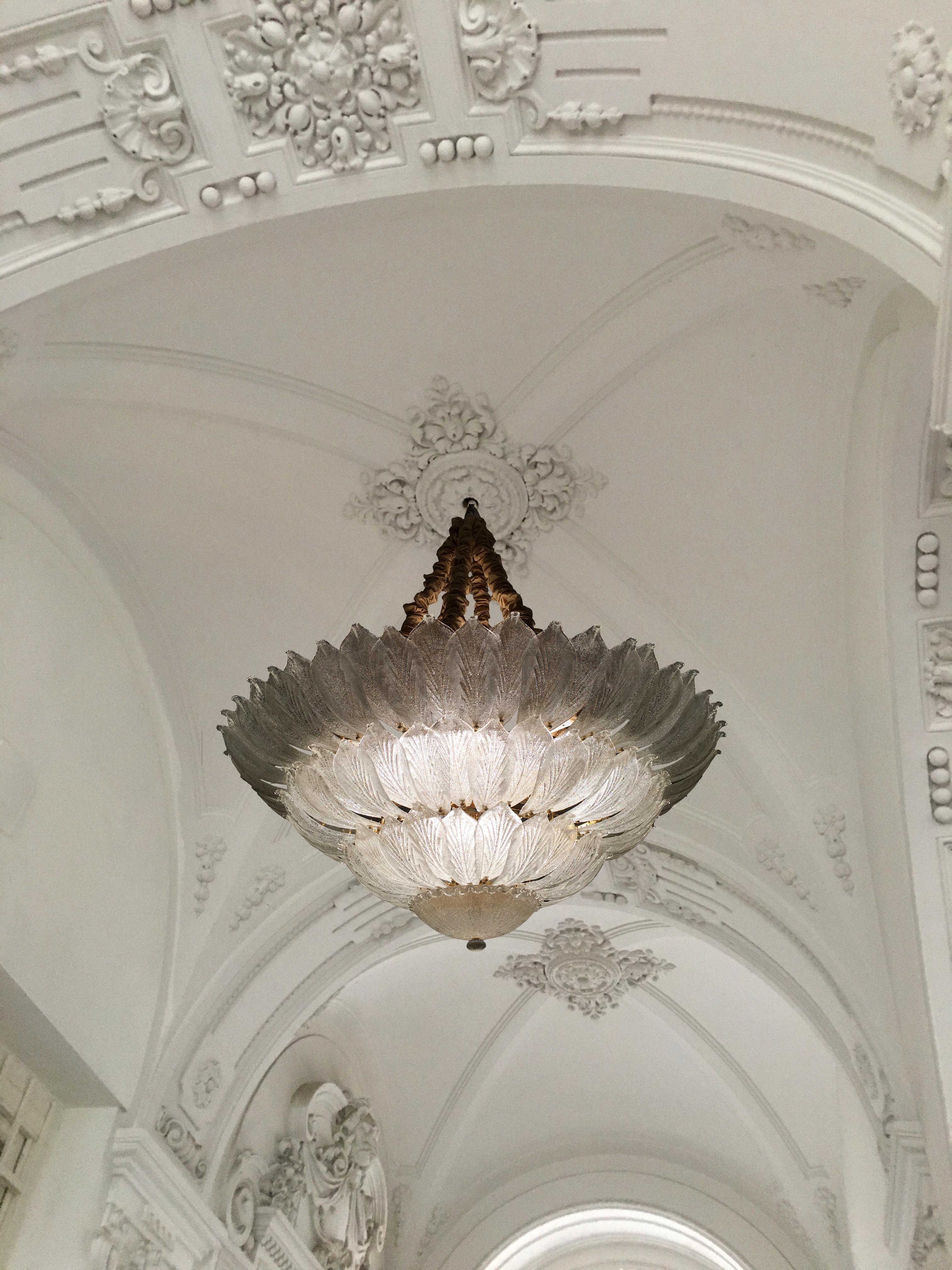 Spectacular Venetian Murano Ceiling Light In Excellent Condition In Budapest, HU