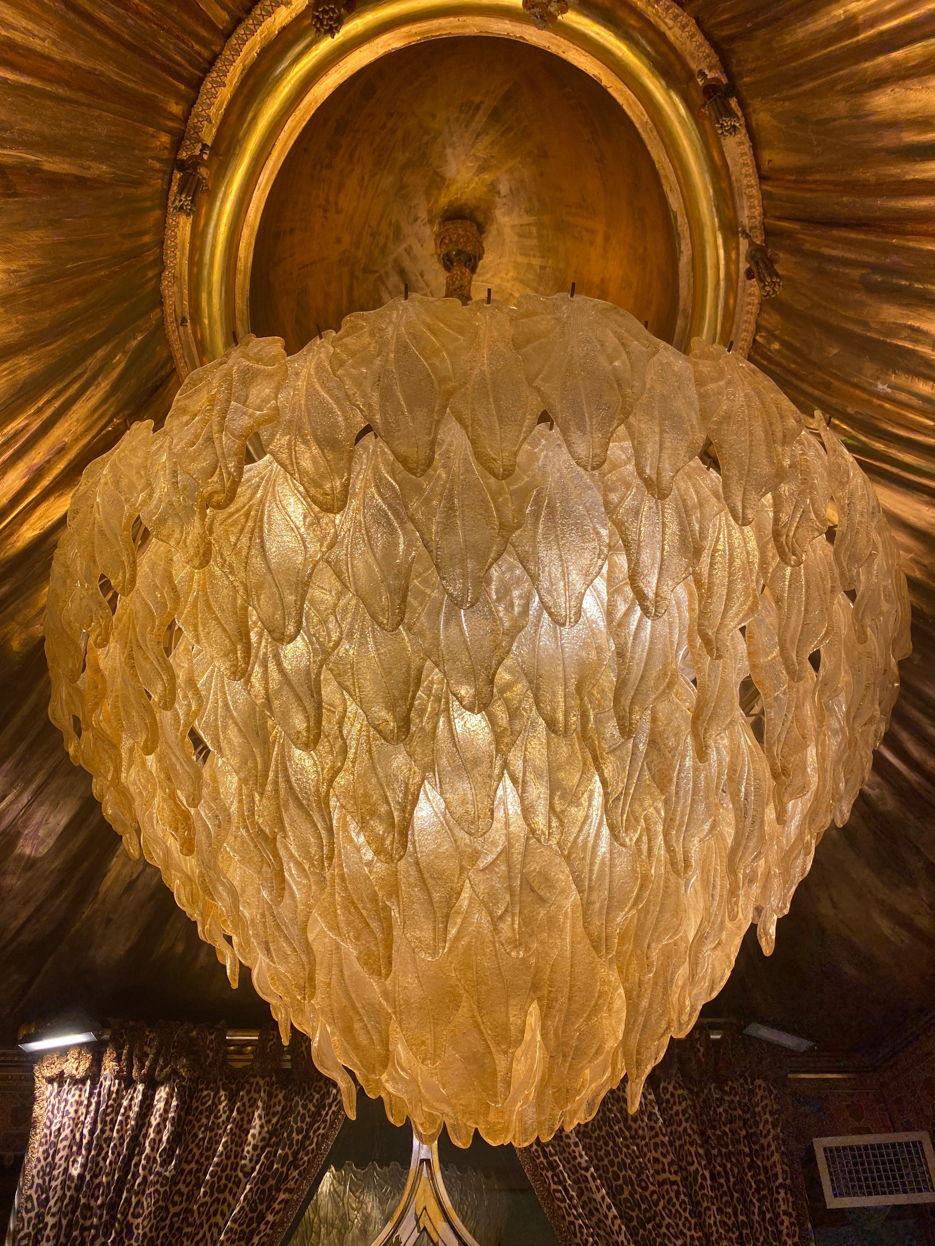 Spectacular Venetian Murano Ceiling Light 8