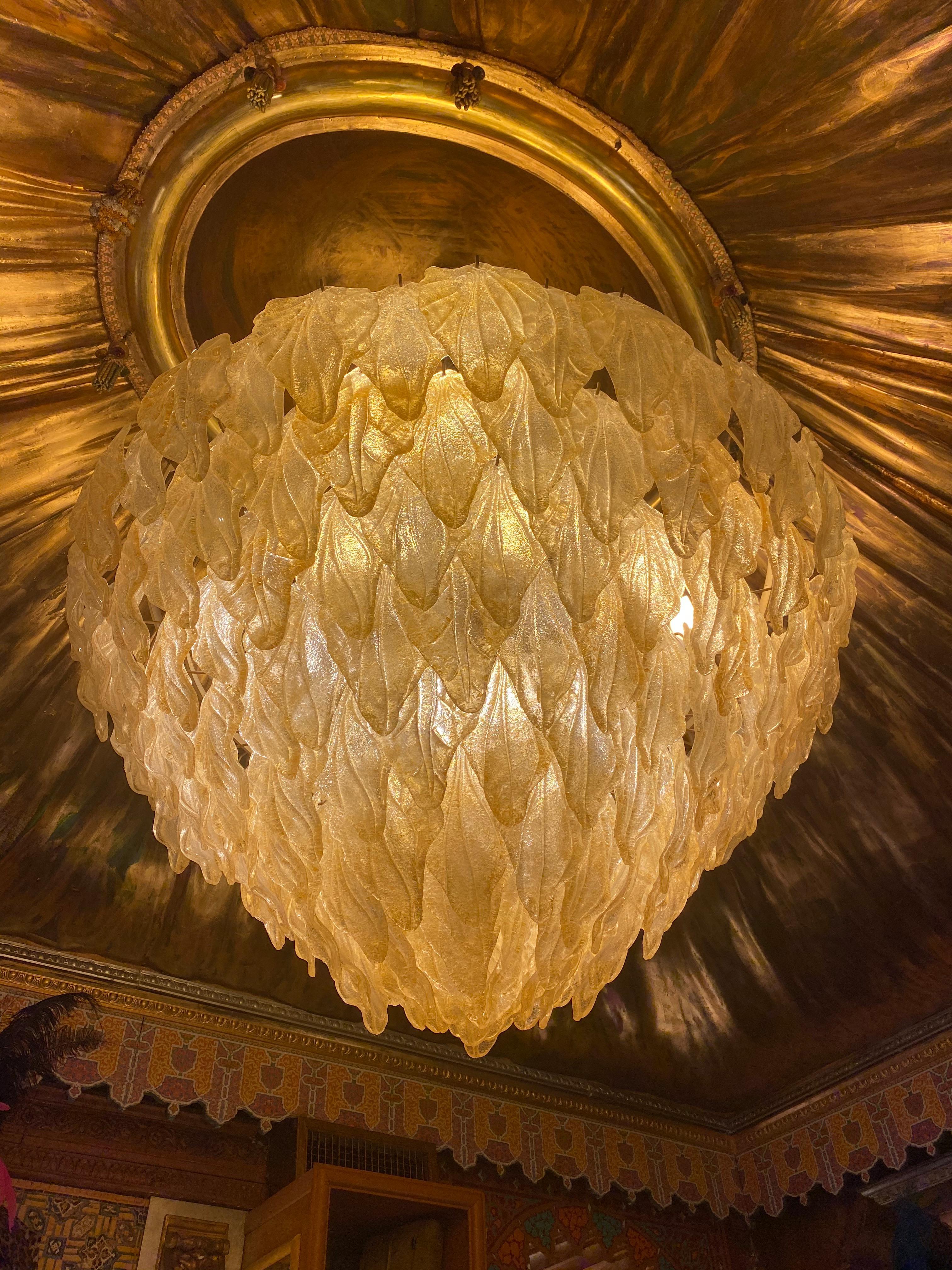 Spectacular Venetian Murano Ceiling Light In Good Condition In Budapest, HU