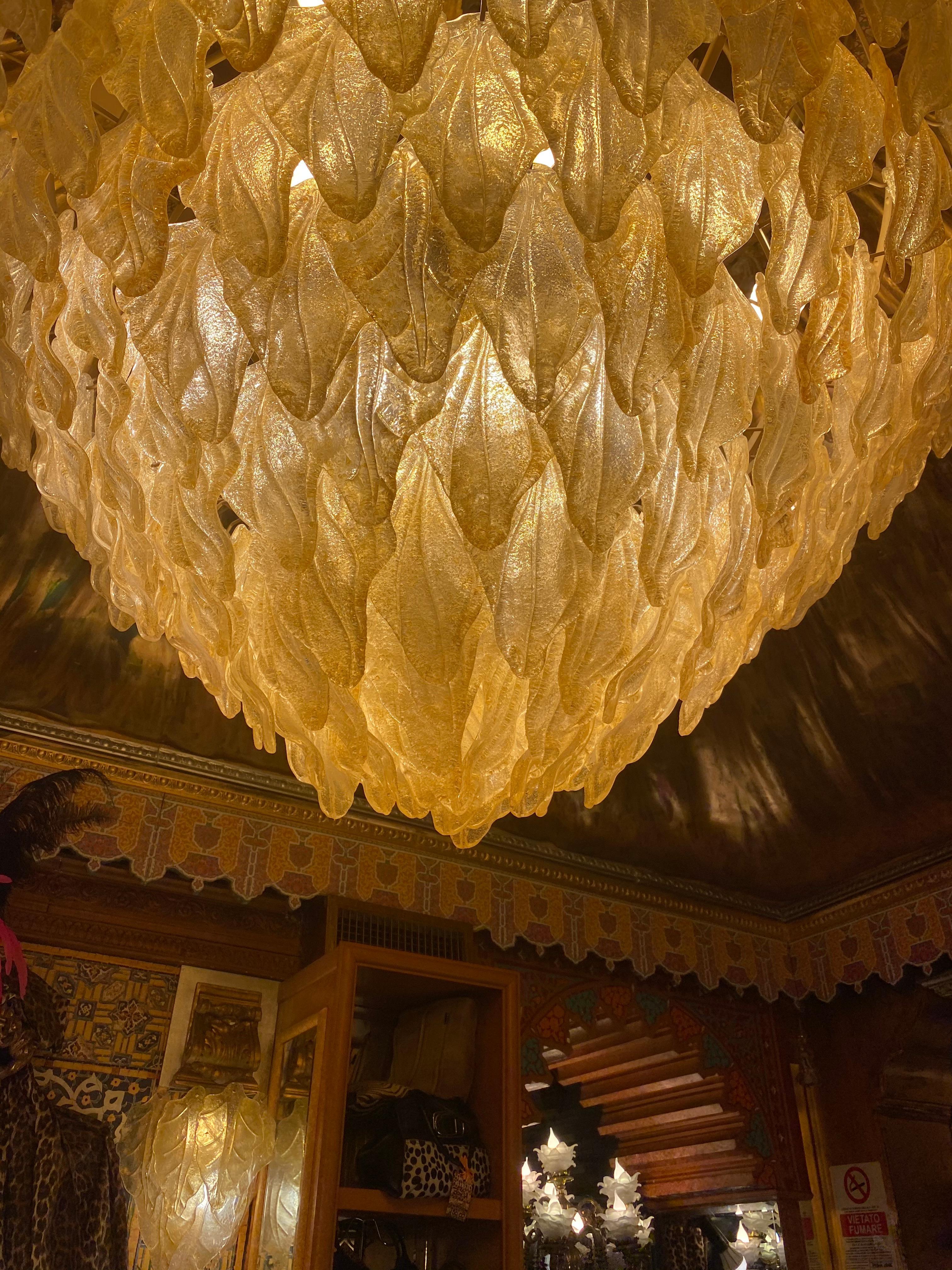 Spectacular Venetian Murano Ceiling Light 2