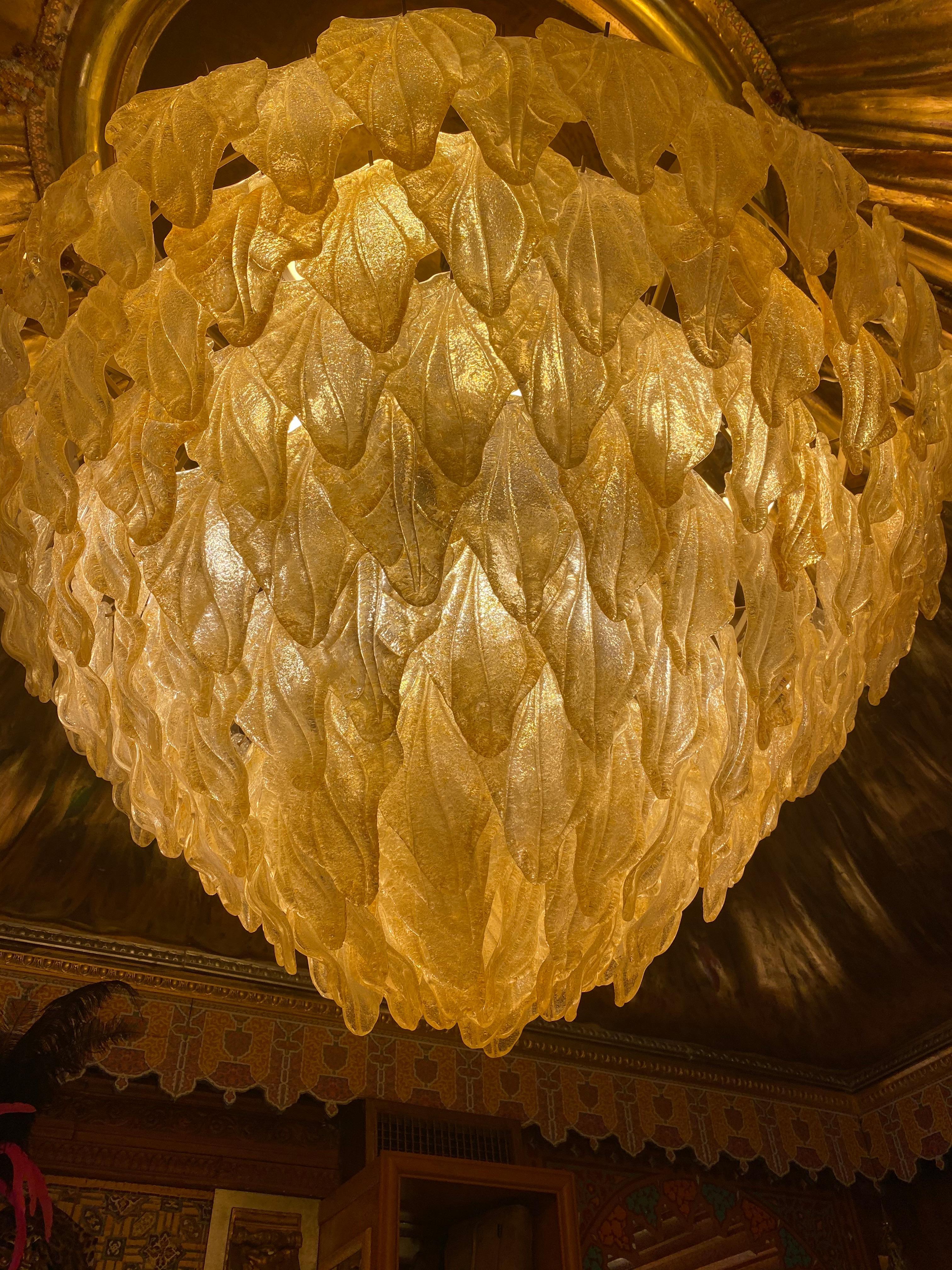 Spectacular Venetian Murano Ceiling Light 3