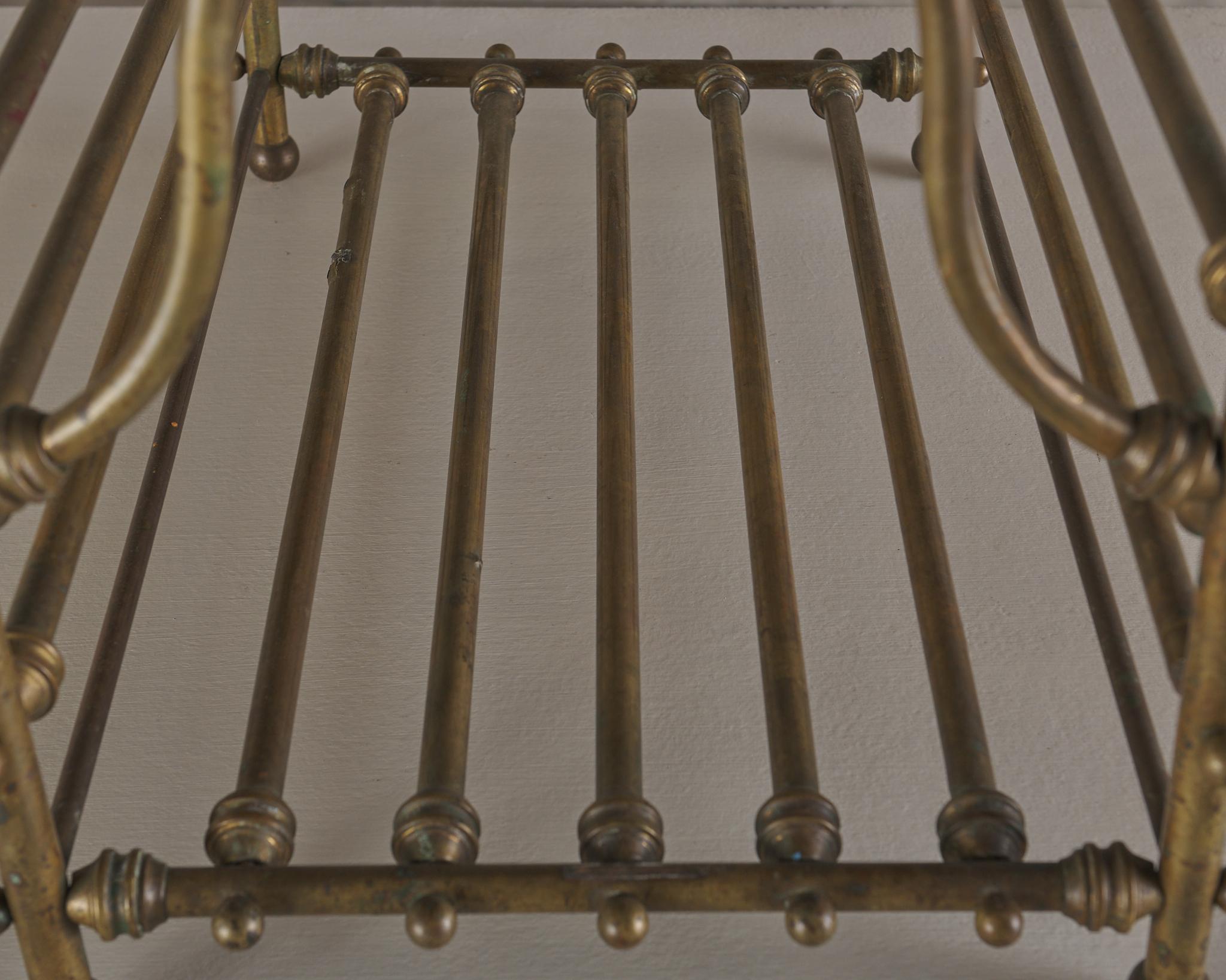 19th Century Spectacular Victorian Brass Bed, c1880 For Sale