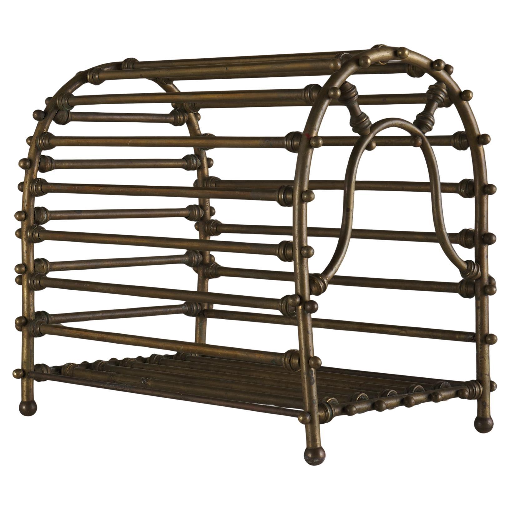 Spectacular Victorian Brass Bed, c1880