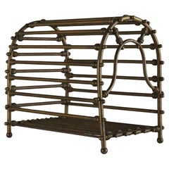 Spettacolare letto vittoriano in ottone, 1880 ca.