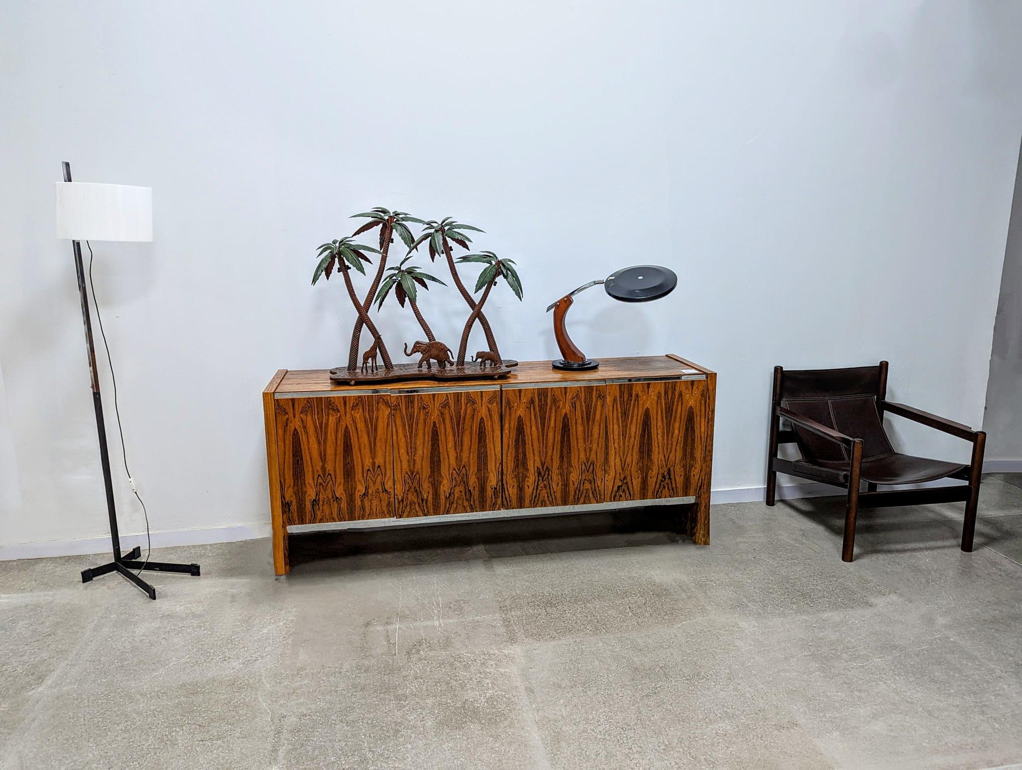 Mid-Century moderno Scultura vintage di Vienna, palme, giraffa ed elefanti in vendita