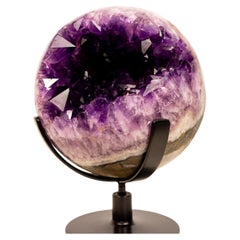 Espectacular Esfera de Amatista X-Grande con Amatista Púrpura Profunda