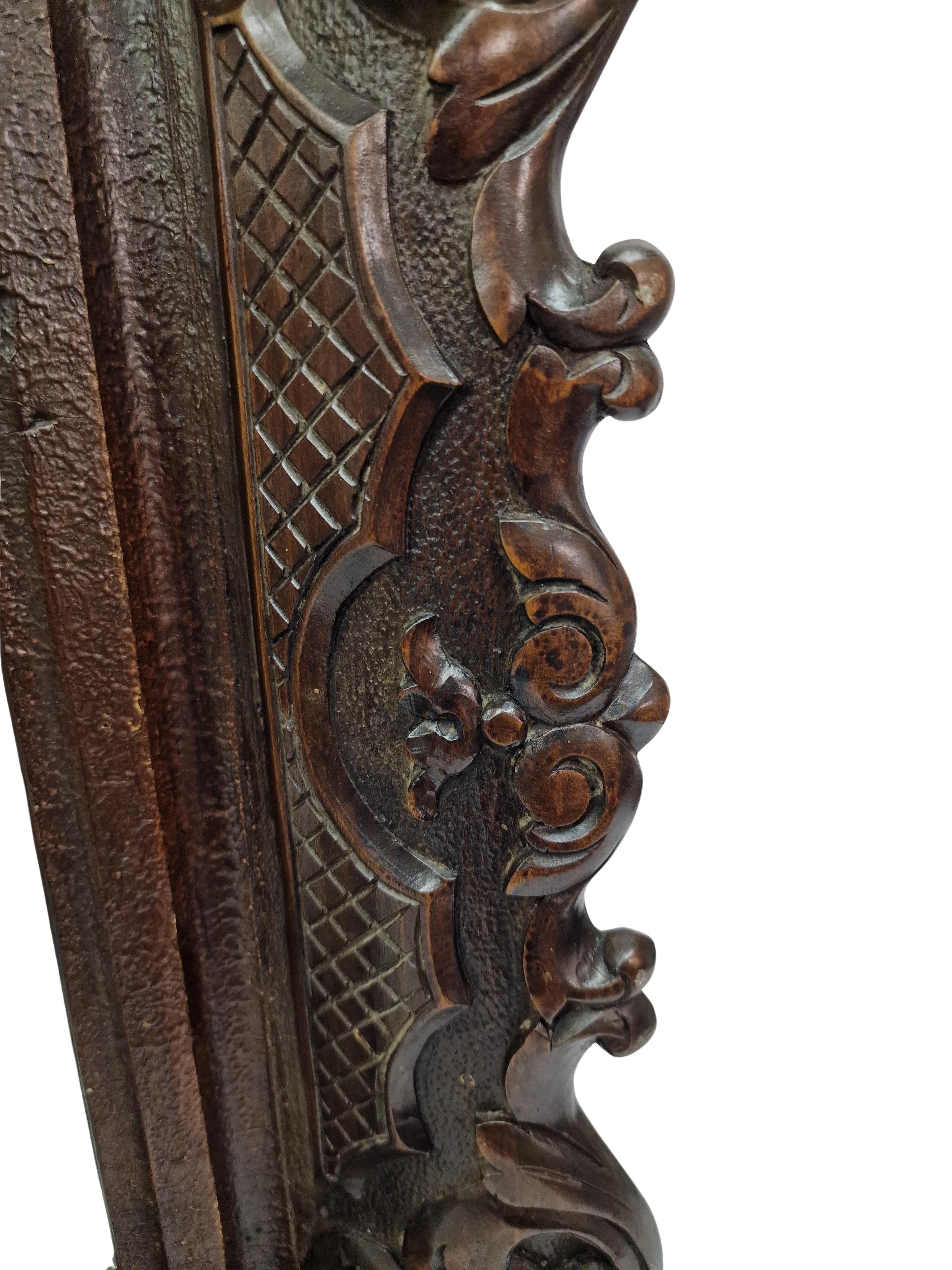 Austriaco Cornice intagliata in modo spettacolare, specchio, 1880 circa, Austria in vendita