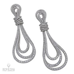 Spectra Fine Jewelry 13.92 Carat Large Rope Earrings