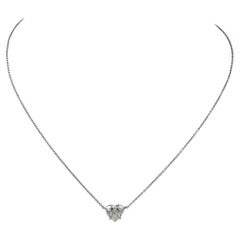 Spectra Fine Jewelry 1.58 Carat Heart Shape Diamond Pendant Necklace