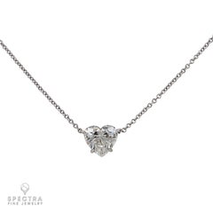 Spectra Fine Jewelry 2.11 Carat Heart-shape Diamond Pendant Necklace