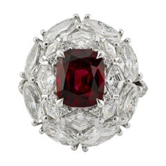 Spectra Fine Jewelry 3.15ct Thai Ruby & Diamond Ring  Spectra Fine Jewelry