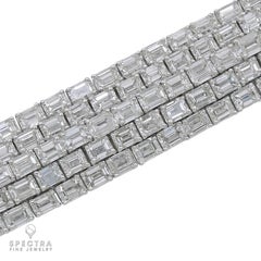 Spectra Fine Jewelry 40.40 Carat 5-Row Diamond Bracelet