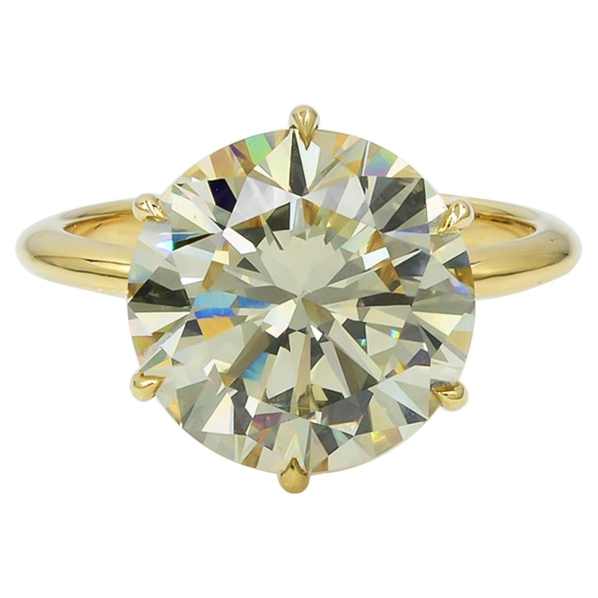 Spectra Fine Jewelry, 5.55 Carat Diamond Solitaire Ring