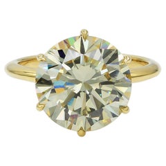 Spectra Fine Jewelry, 5.55 Carat Diamond Solitaire Ring