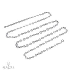 Spectra Fine Jewelry 73-Carat Rose-Cut Diamond Chain Necklace