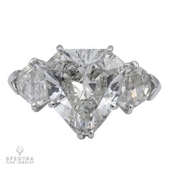 Spectra Fine Jewelry 7.32 Carat Shield-cut Diamond Cocktail Ring