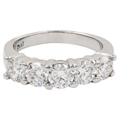 Spectra Fine Jewelry Alliance de mariage contemporaine à diamant en demi-cercle