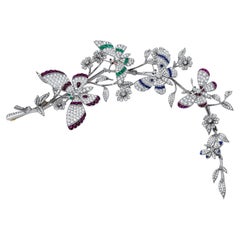 Spectra Fine Jewelry Diamond Gemstone 'Butterfly' Brooch