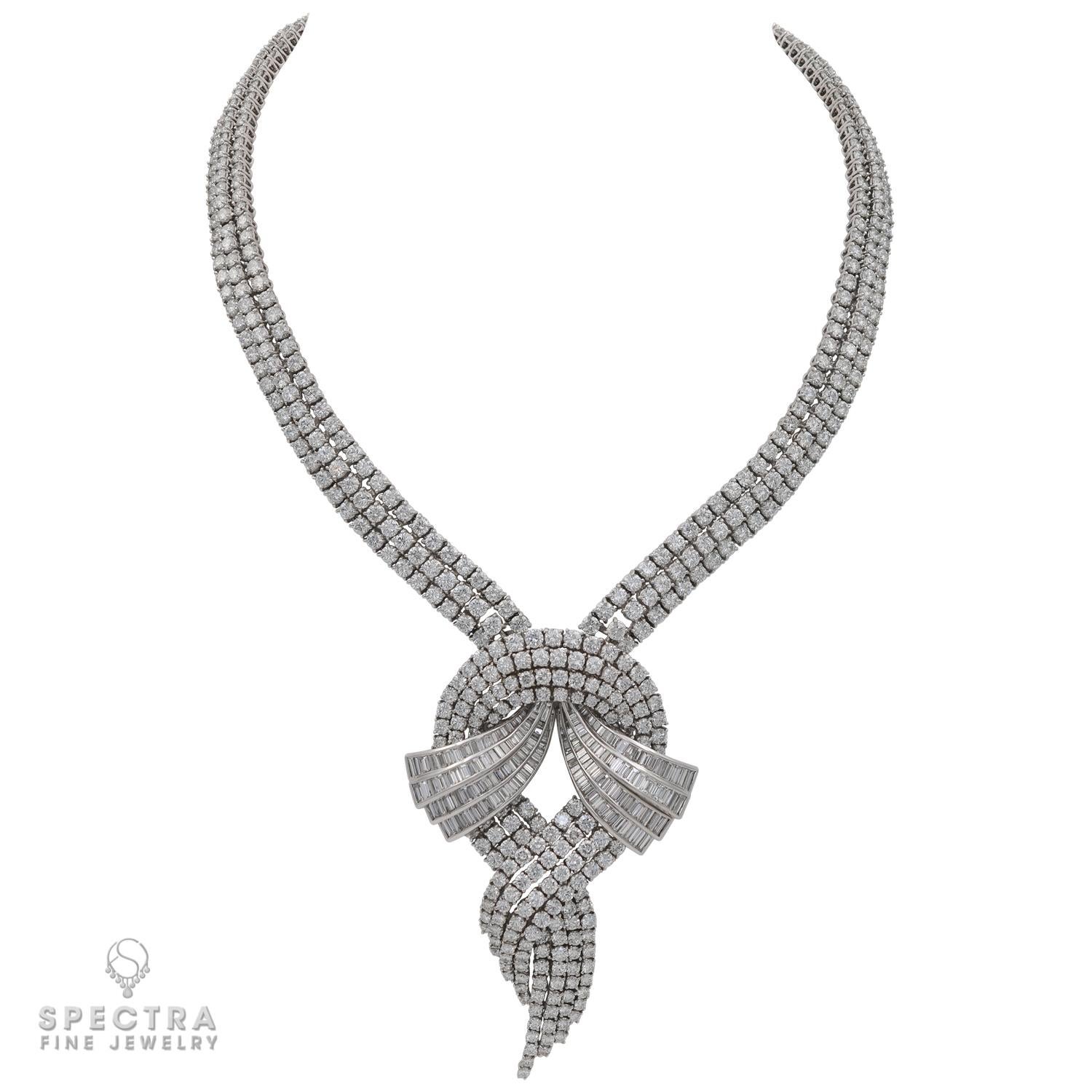 Spectra Collier pendentif détachable en diamants et bijouterie d'art Neuf - En vente à New York, NY