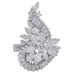 Used Spectra Fine Jewelry Diamond Platinum Cocktail Ring