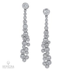 Spectra Fine Jewelry Diamond White Gold Drop Earrings