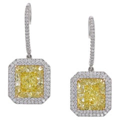 Spectra Fine Jewelry GIA Certified 13.79 Carat Diamond Drop Earrings