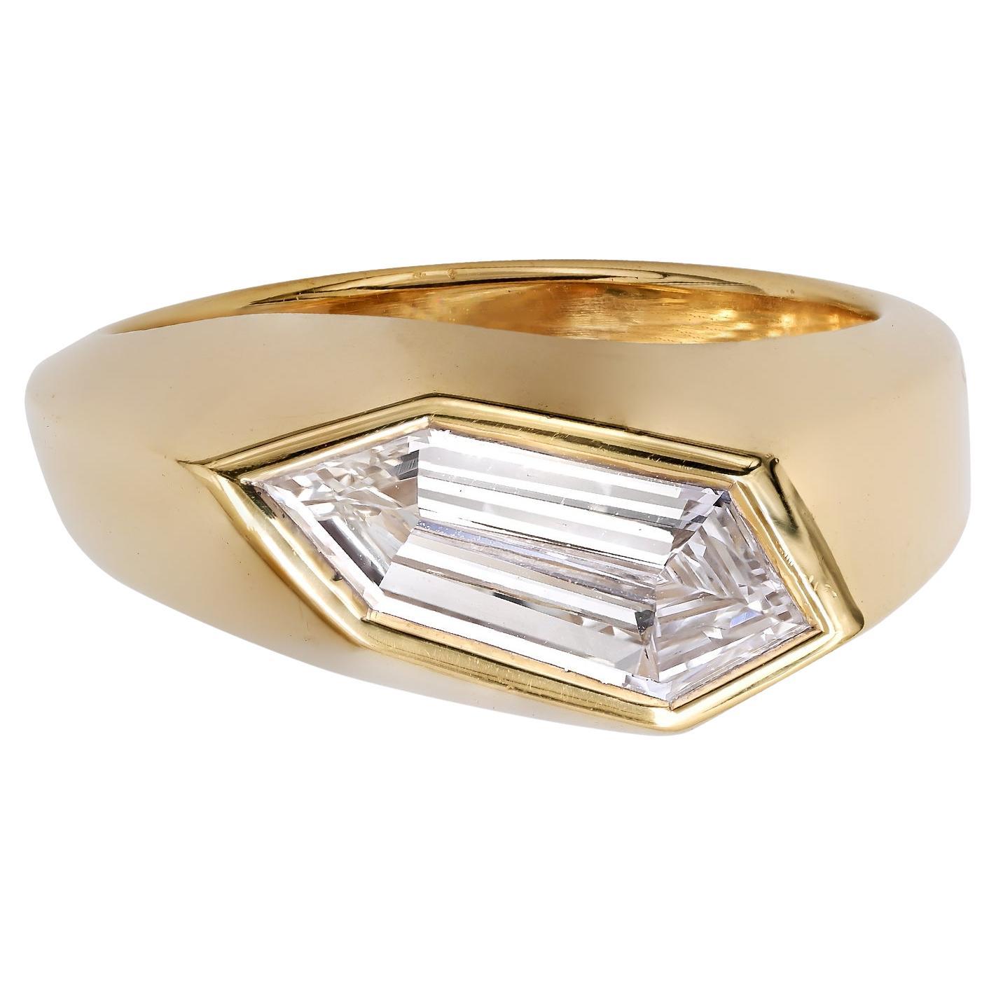 Spectra Fine Jewelry, bague avec diamant certifié GIA de 1,50 carat