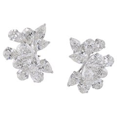 Spectra Fine Jewelry GIA Certified 17.44 Carat Pear Shaped Diamond Earrings