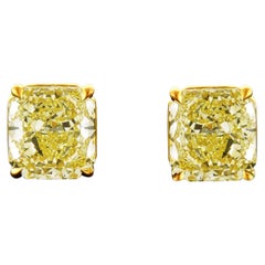 Spectra Fine Jewelry GIA Certified 5 Carat Each Stud Earrings