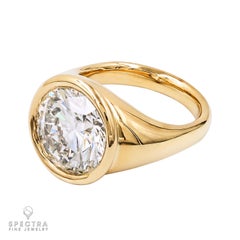 Spectra Fine Jewelry GIA Certified 6.02 Carat Diamond Engagement Ring