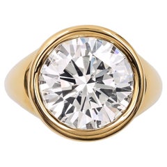 Spectra Fine Jewelry Verlobungsring, GIA-zertifizierter 6.02 Karat Diamant