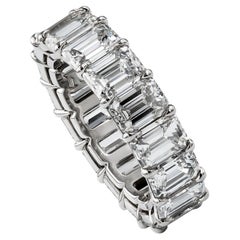Spectra Fine Jewelry GIA zertifizierter 9,01 Karat Eternity-Ring
