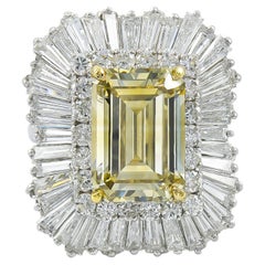 Spectra Fine Jewelry GIA Certified 9.01 Carat Fancy Brownish Yellow Diamond Ring