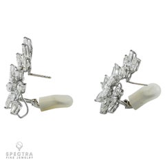 Spectra Fine Jewelry GIA Certified Diamond Cluster Earrings