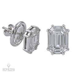 Spectra Fine Jewelry Invisibly-set Diamond Stud Earrings
