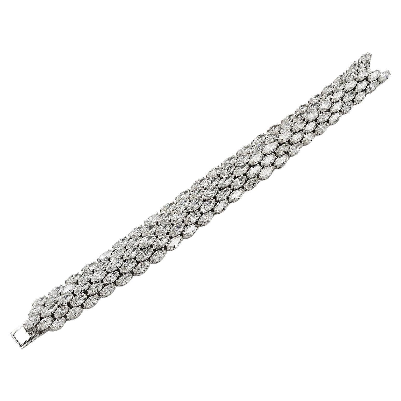 Spectra Fine Jewelry Bracelet de diamants marquises