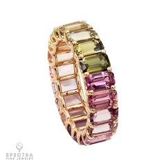 Spectra Fine Jewelry Multi-color Sapphire Eternity Band