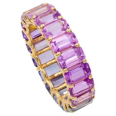 Spectra Fine Jewelry Multi-Color Sapphire Eternity Band