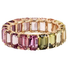 Spectra Fine Jewelry Multi-color Sapphire Eternity Band