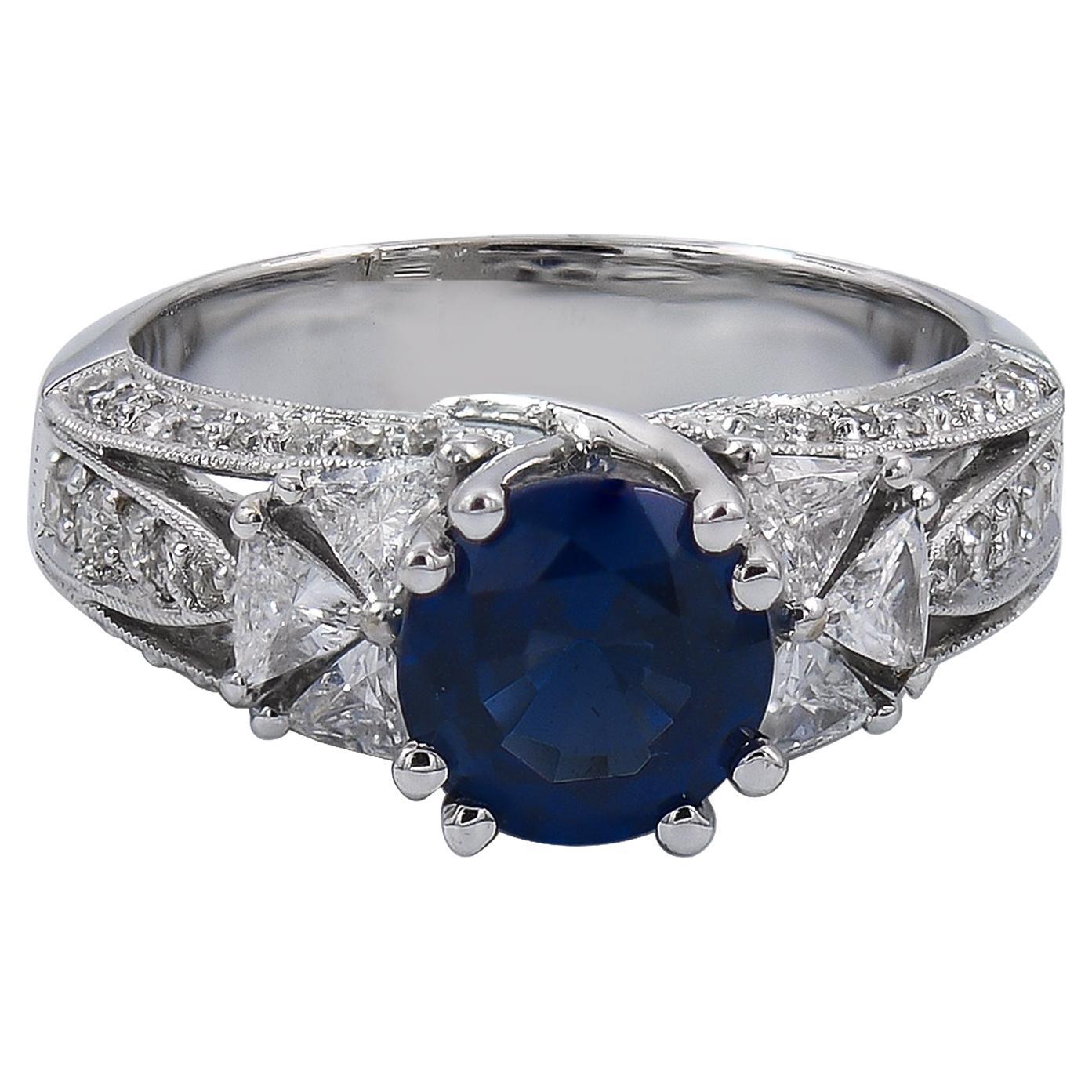 Spectra Fine Jewelry Bague cocktail saphir diamant