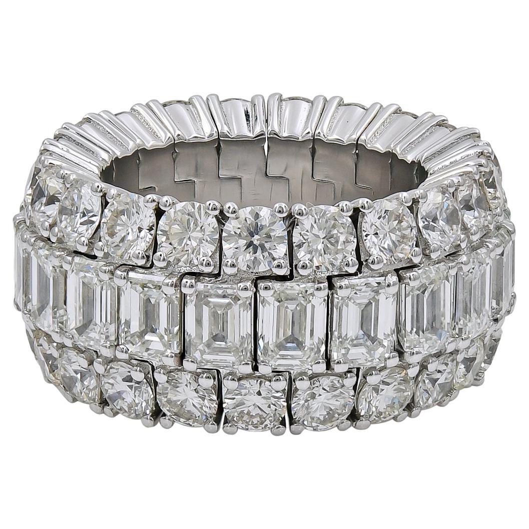 Spectra Fine Jewelry Stretchy Diamond Wedding Band For Sale